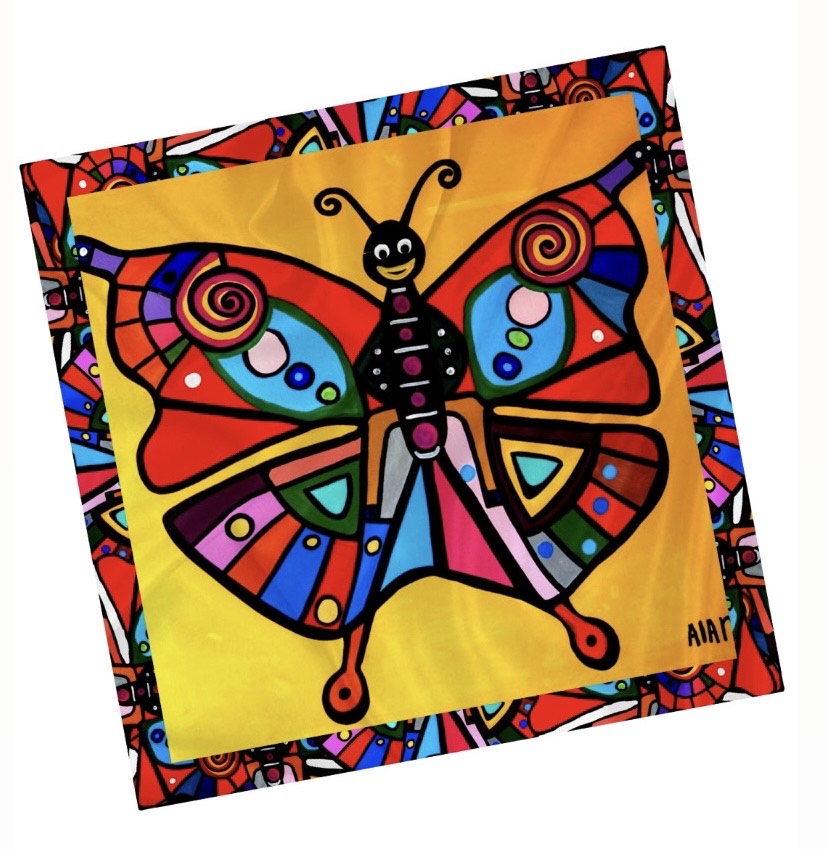 ABANICO VUELO DE MARIPOSA